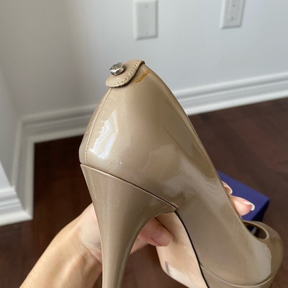 Stuart Weitzman Lille Open Toe Platform Heel - Picture 8 of 14